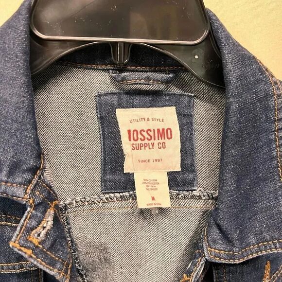 EUC Mossimo Supply Co Short Denim Jacket Size Medium #BK5 - Picture 3 of 7